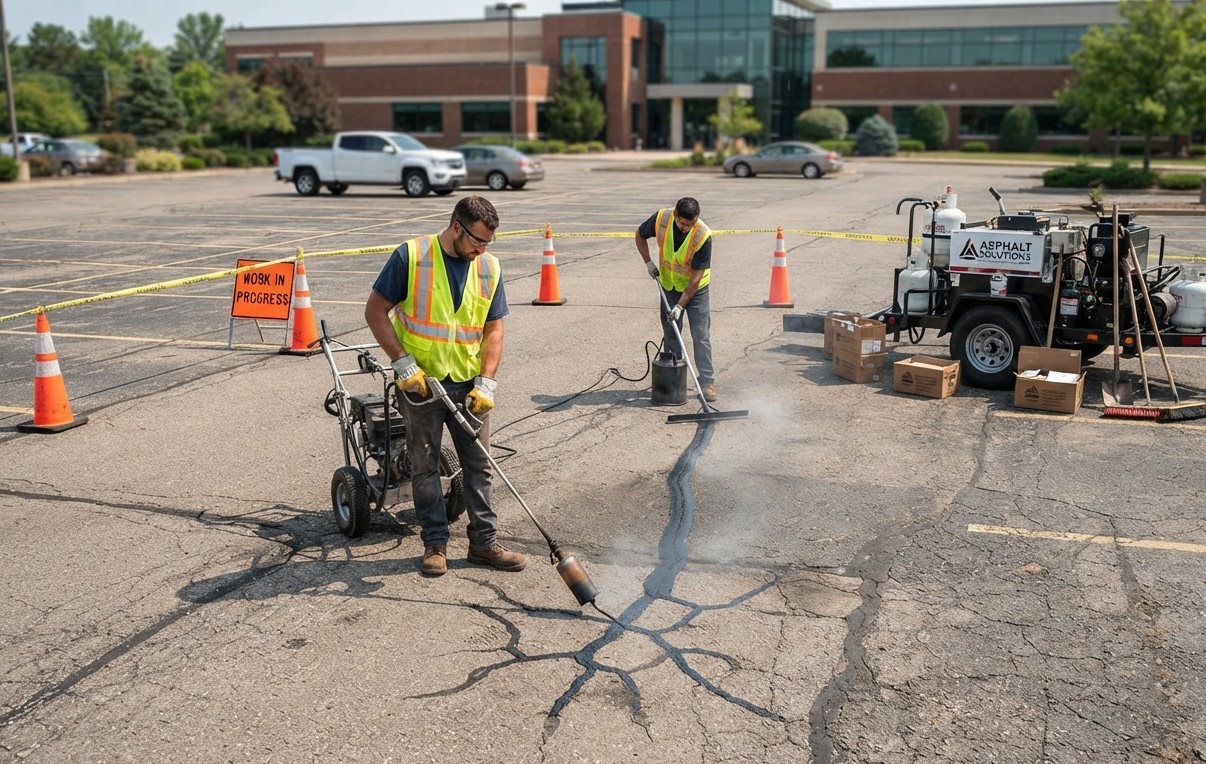 Asphalt Surface Protection Services in Los Angeles | Sealcoating & Crack Sealing