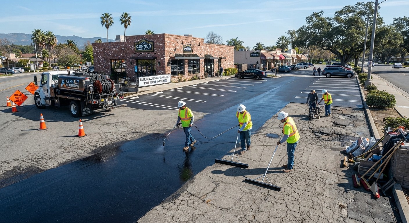 Driveway and Parking Lot Sealing in Los Angeles: Protect Your Pavement, Boost Your Property Value